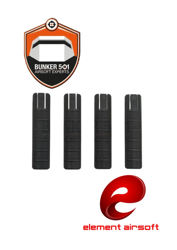 Element Rail TangoDown RIS Covers · Negro