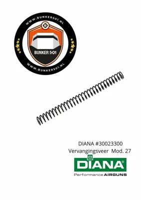 30023300 Vervangingsveer Mod. 27 - Diana