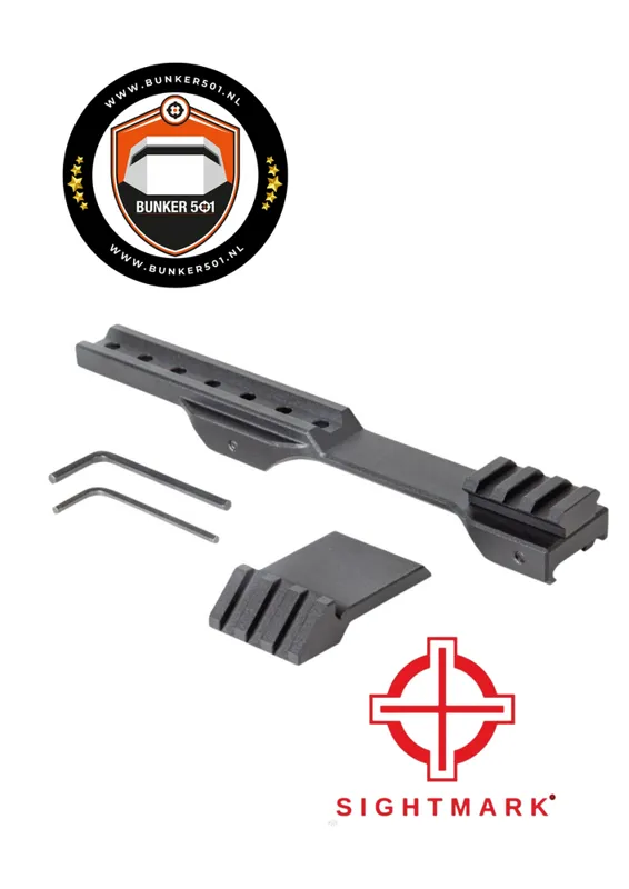 Sightmark QD Long Mount W/ Accessory Rails