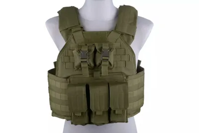 GFT Plate Carrier Tactical Vest - Drab - GFT Tactical