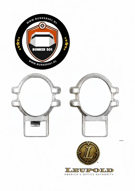 Leupold 49899 STD Low Rings · Plata