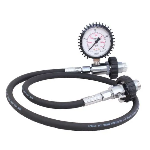 Overvulslang Met Manometer 1 Meter