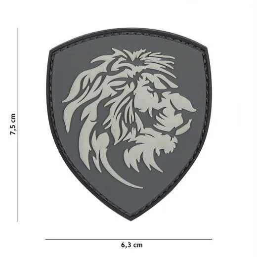 101 Inc Netherlands Lion Patch · Gris