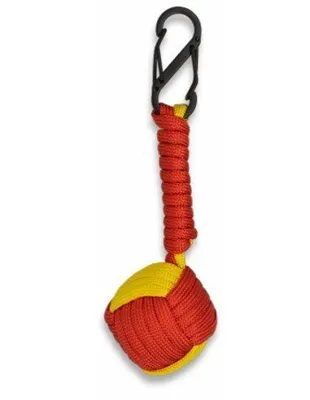 Llavero Bola Paracord España Monkey Fist Mosqueton Doble