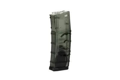 Tornado High-Cap 350BBs Magzin Für M4/M16, Koppelbar Transparent