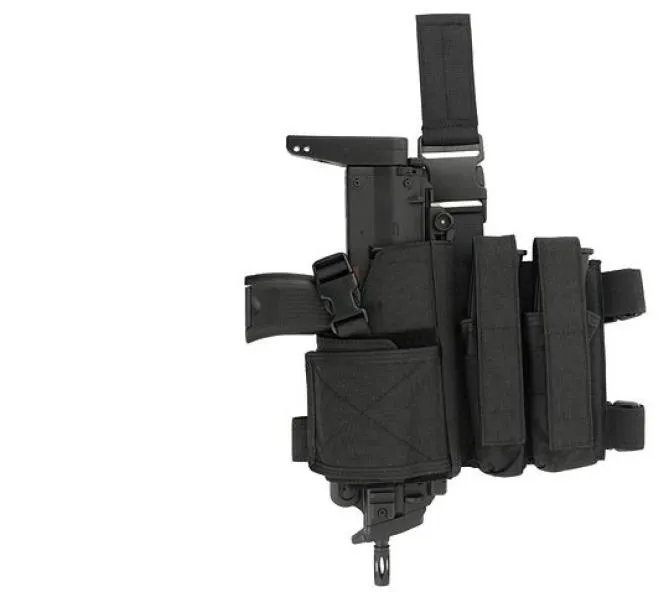 SMG Thigh Holster · Negro