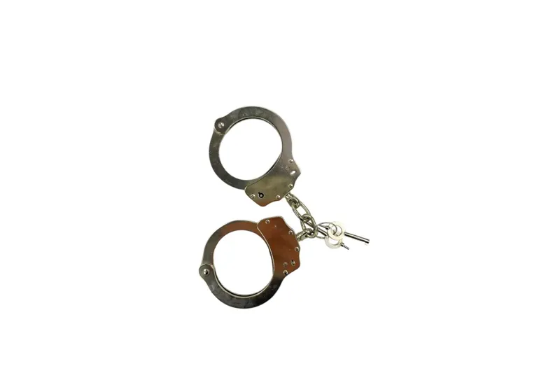 Buchner Handschellen Mit Neuartiger Arretierung, Silber