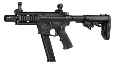 TWS 9mm SBR Lite Polymergehäuse Gas-Blow-Back BB - King Arms