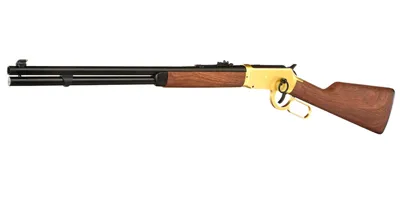 M1894 Western Rifle Mit Hülsenauswurf Vollmetall CO2 BB - Holzoptik - Double Bell