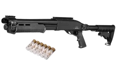 Scattergun BFG Double Barrel Pump Action Gas Shotgun BB - Jag Arms