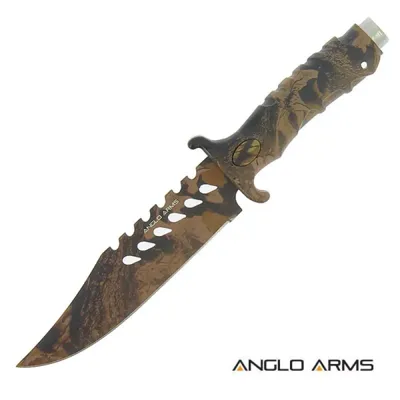 Outdoormesser Mit Gummiertem Griff - Anglo Arms