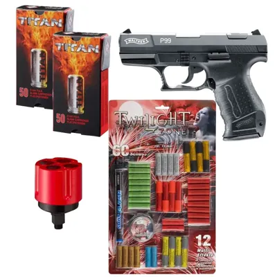 Schreckschuss Silvester Set P99 - LivingActive