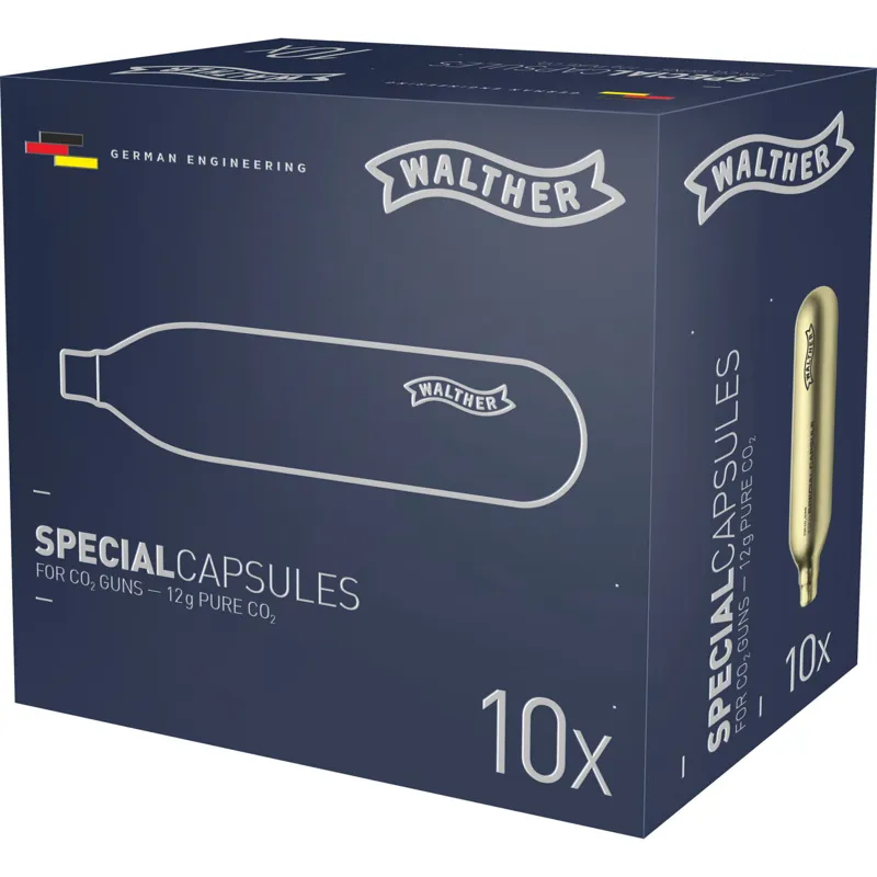 Walther 12 g CO2 Kapseln · Negro
