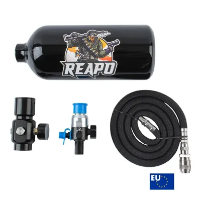 Complete HPA Set, Regulator, 0,8L Bottle, EU Line - Reapo