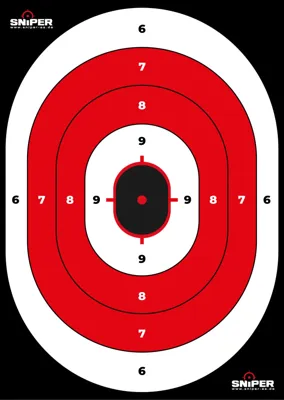 Zielscheiben in A3 29,7x42cm, Target, 10 Stück - Sniper