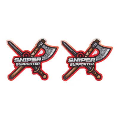 AS Supporter Aufkleber #2, 7,5cm 2ER Pack - Sniper