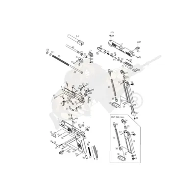 Main SP Cap (Part P-09 #74) for CZ P-09 - ASG