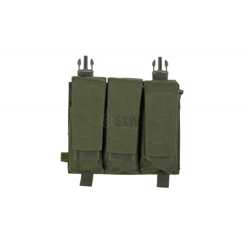 Delta Tactics Panel Triple Solapa M4 Force · Verde / OD