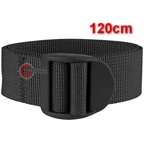 Mil-Tec Ιμάντας Πρόσδεσης & Σύσφιξης Μαύρος 120 cm