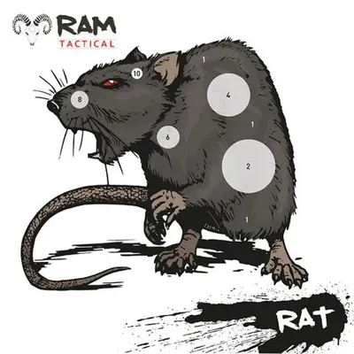 Schietkaarten | Rat 17x17cm - Ram Tactical
