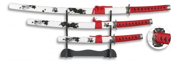 3 Katanas con Peana TOLE10