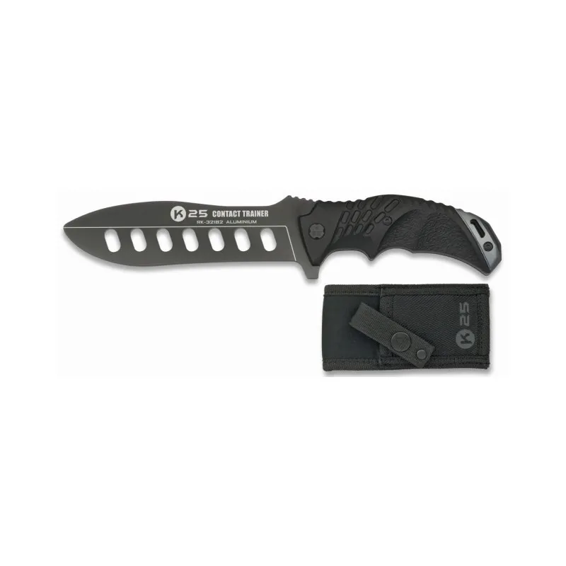 K25 Cuchillo Contact Trainer · Negro