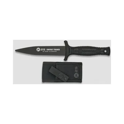 Cuchillo Entrenamiento NEGRO.12.5 cm - K25