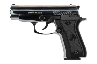 P29 Schreckschuss Pistole 9 mm P.a.k. Chrom - Ekol