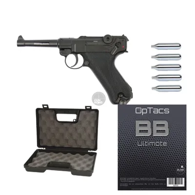 !!! - Pistole - P08 - CO2 - Ab 18, Über 0,5 Joule - Legends
