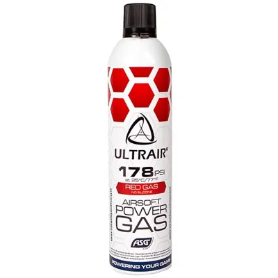 Ultrair Power Gas 178 PSI High Power Red Gas 570ml - Ohne Silikon - ASG