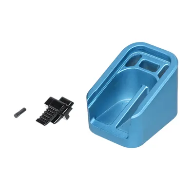 EMG TTI Aluminium Bodenplatte F. ACP / TM G17-STYLE Magazin Blau - APS Airsoft