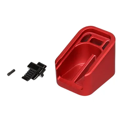 EMG TTI Aluminium Bodenplatte F. ACP / TM G17-STYLE Magazin Rot - APS Airsoft