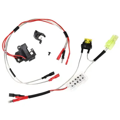 Electronic Micro-MosFet Unit Set M. Kabel F. V2 Gearbox - Kabel Hinten - APS Airsoft