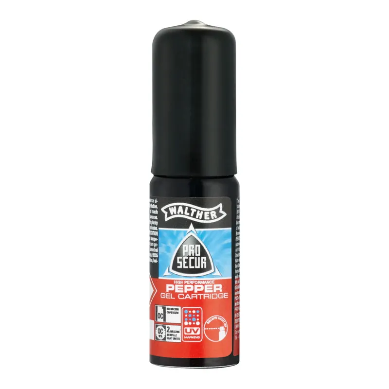 Walther Pro Secur Pfeffergelkartusche · Negro