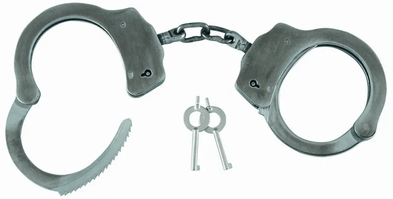 KH Security Handschelle Polizei-Standard Double Lock