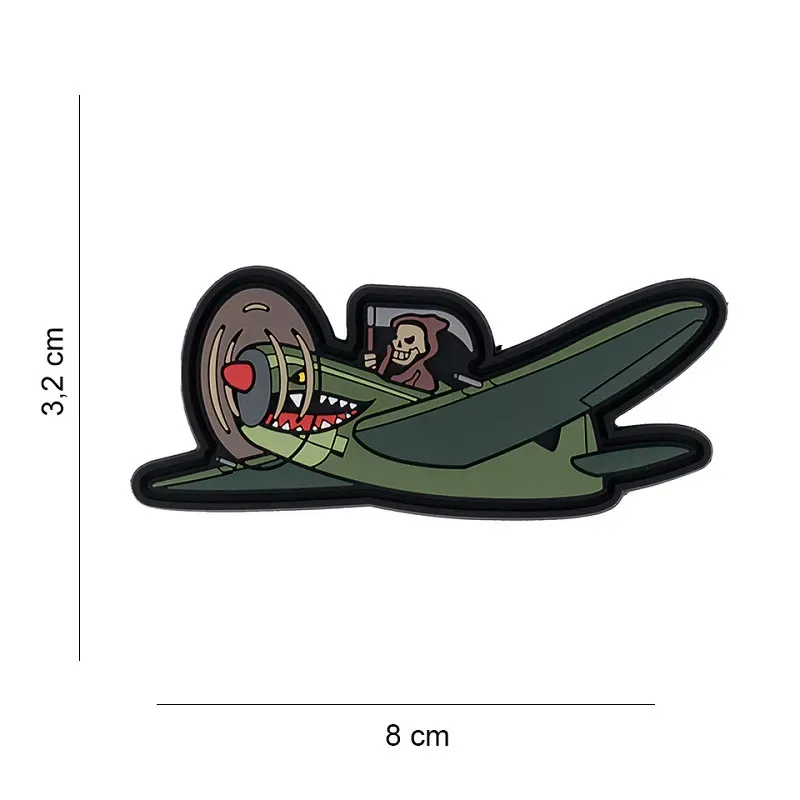 101 Inc Patch 3D PVC Warhawk with Grim Reaper