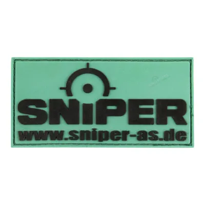 3D Rubber Patch,, 9 x 4,5cm - Sniper