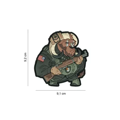 3D PVC Patch Airbone Ox NR.7 - TF-2215