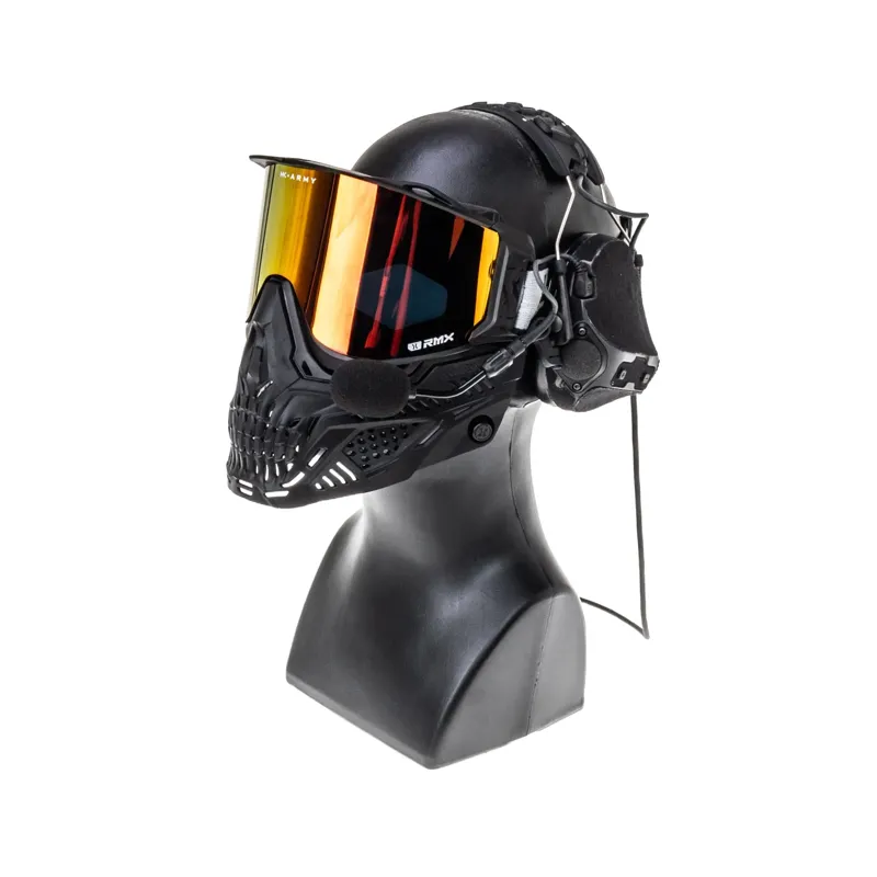 HK Army RMX GHOST Edition Goggle System, Fire #1 · Negro