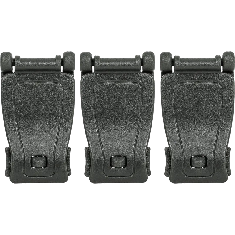 Tacstack MOLLE Web Belt Clamp 3-PACK · Verde / OD