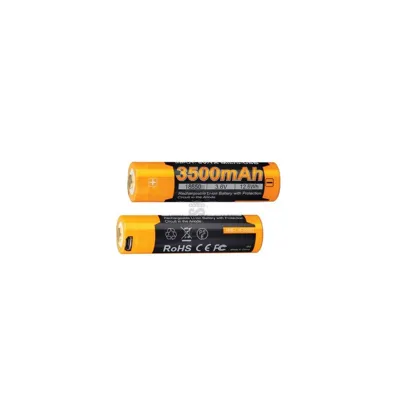 Pila Recargable Mini USB 18650 3.6V 3500 mAh Litio Ion