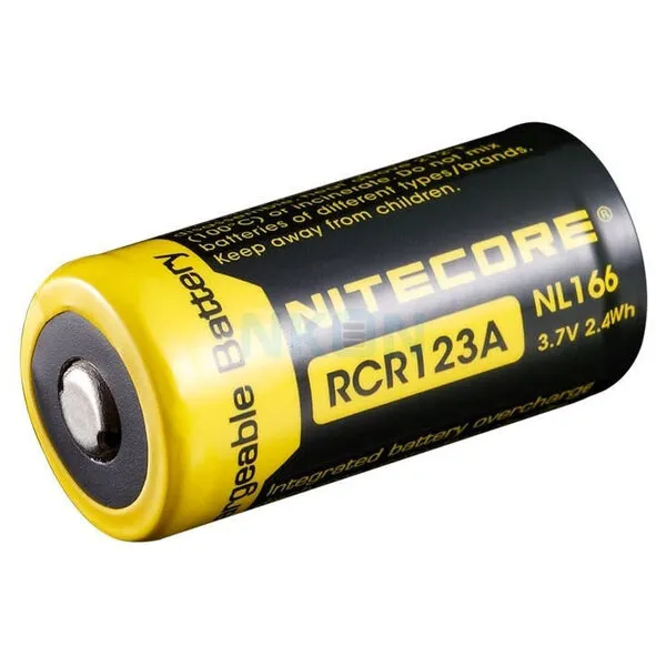RCR123A NL166 650mAh - 4A · Negro