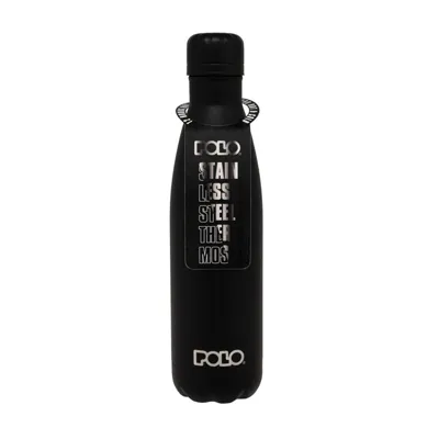 Θερμός Παγούρι 0.75 L Μαύρο - Polo