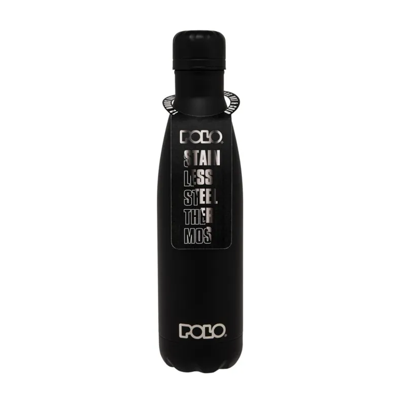 Polo Θερμός Παγούρι 0.75 L Μαύρο