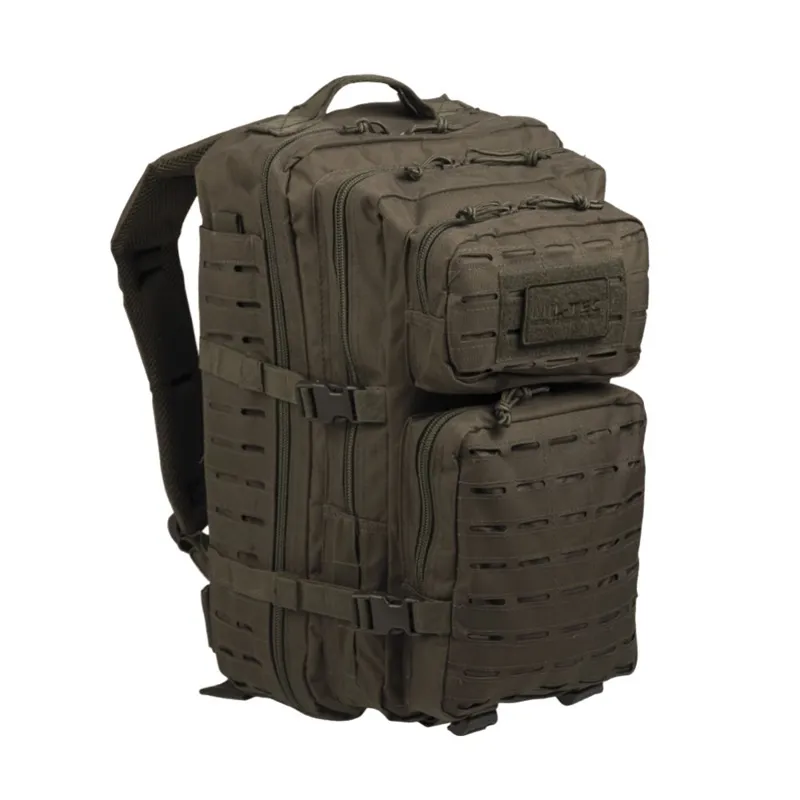Mil-Tec Σακίδιο US Assault Laser-Cut Large · Verde / OD