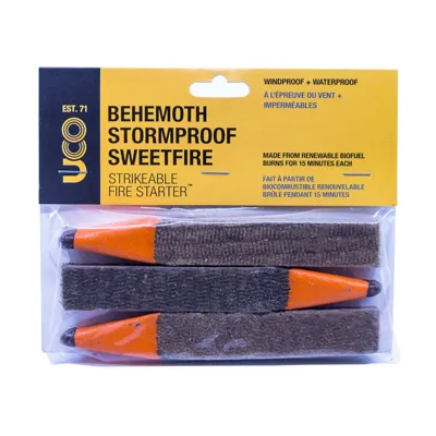 Σπινθηριστής Behemoth Stormproof Sweetfire Firestarter (3PCS) - UCO