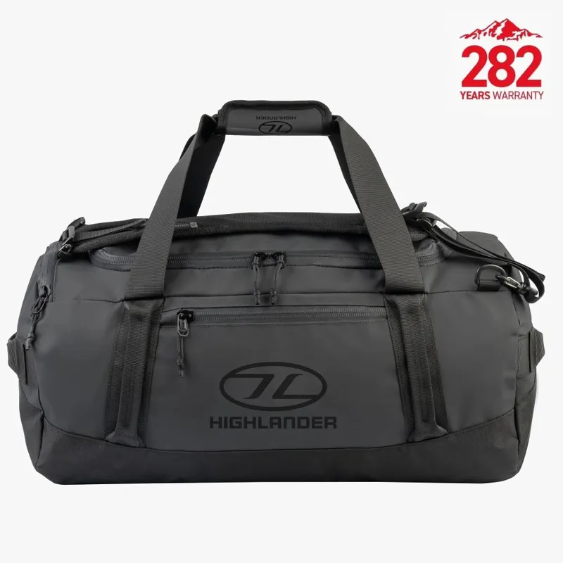 Highlander Σάκος Ταξιδίου Hauler Duffel 45L Μαύρος
