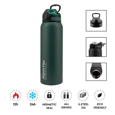 Παγούρι Θερμός Wayfarer AlpinTec 1000 ml Πράσινο