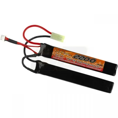 7.4V 2200mAh 20C Li-Po Battery Twin Type - Small Tamiya - VB Power