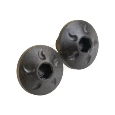 Aluminium Grip Stainless Steel Custom Grip Screw Type B 2PCS Set - Dr.Black